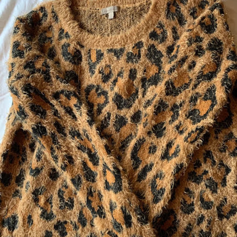 Cheetah sweater